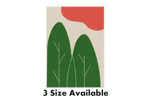 Abstract Tree Landscape Embroidery Review