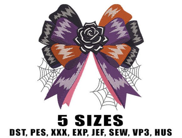 Black Rose Bow Embroidery Design Review