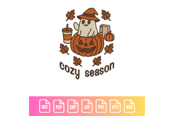 Cozy Season Ghost Embroidery Design Review