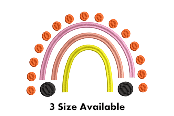 Cute Rainbow Embroidery Design Review