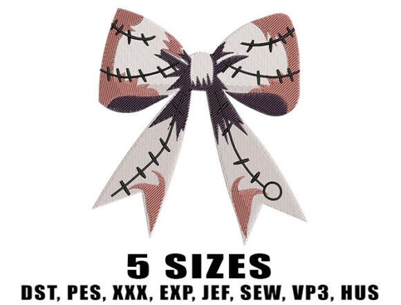 Girl Monster Bow Embroidery Design Review