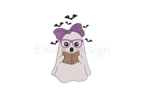 Halloween Ghost Book Embroidery Design Review