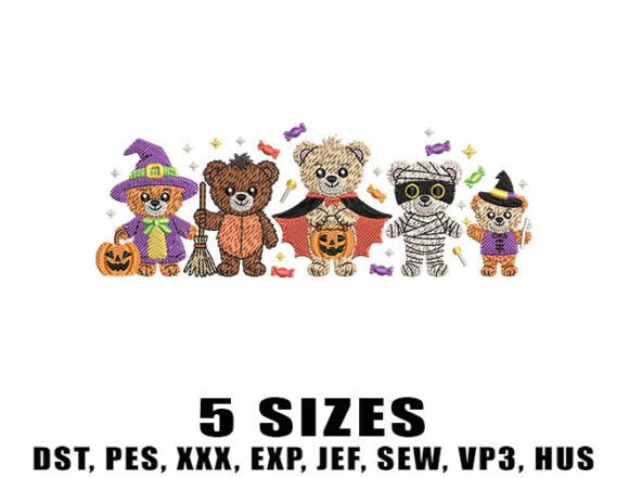 Halloween Spooky Bear Embroidery Design Review