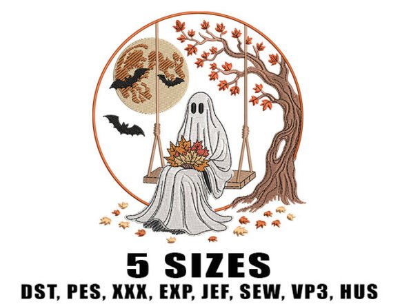 Moon Swing Ghost Embroidery Design Review