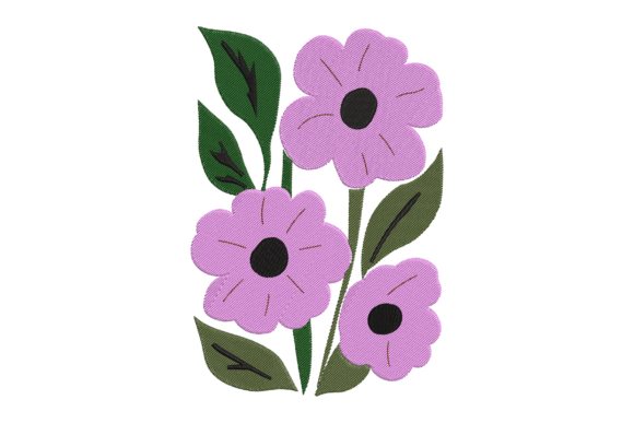 Purple Flower Embroidery Design Review