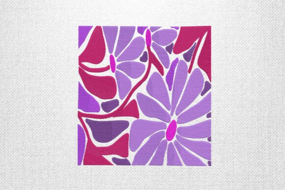 Purple Red Flower Embroidery: A Craft Fair Review