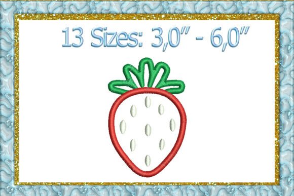 Strawberry Applique Embroidery Design Review