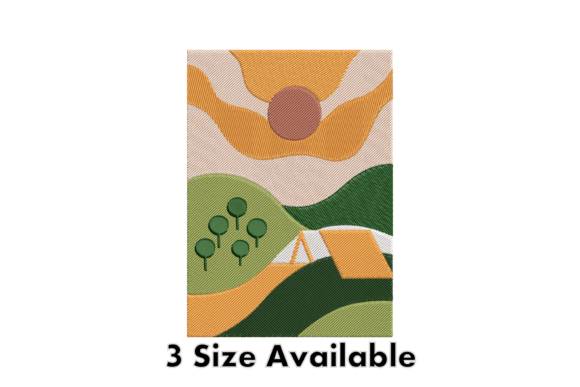 Sunset Ocean Embroidery Design File Review