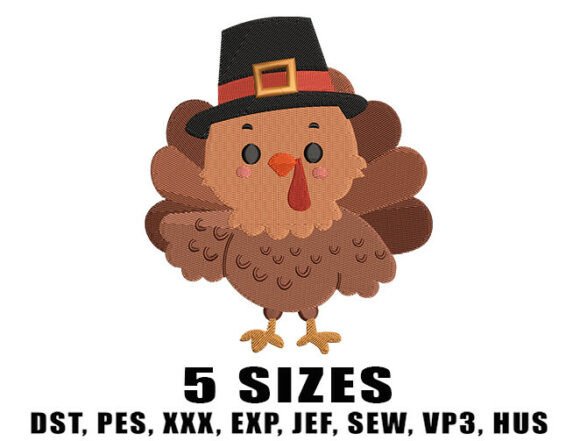 Thanksgiving Turkey Embroidery Design Review